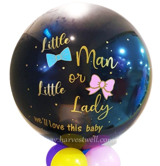 gender reveal balloons